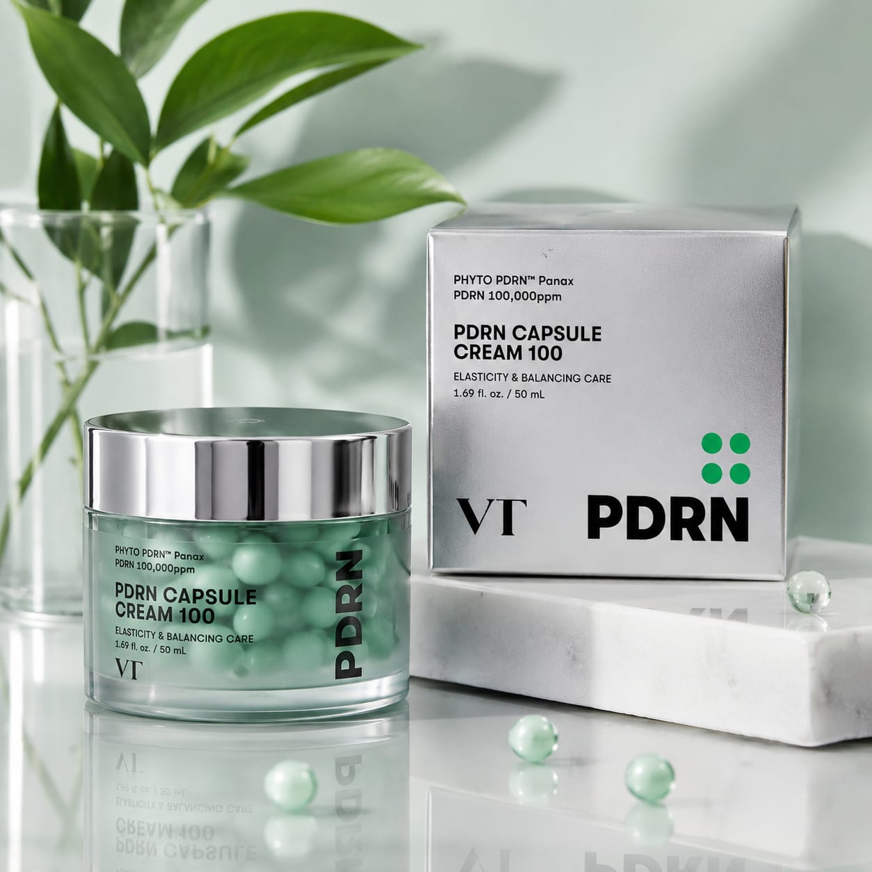 VT PDRN Capsule Cream 100 – Creme Facial Hidratante e Rejuvenescedor 50ml